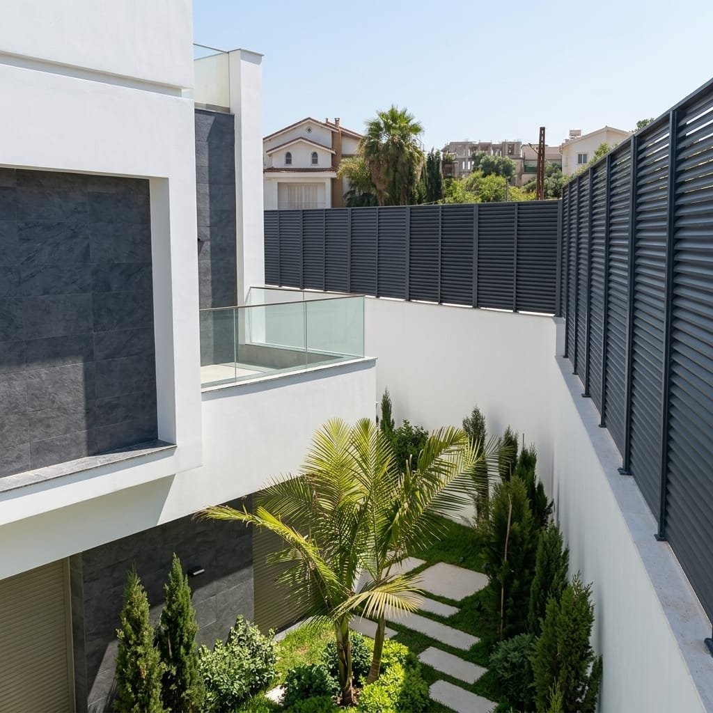 Panneau brise-vue — vue 1